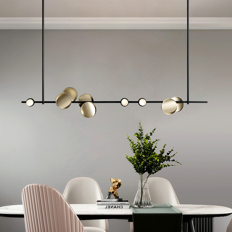 Interior Design Living Room And Kitchen - 현대 미니멀리스트 장식 천장 샹들리에 램프