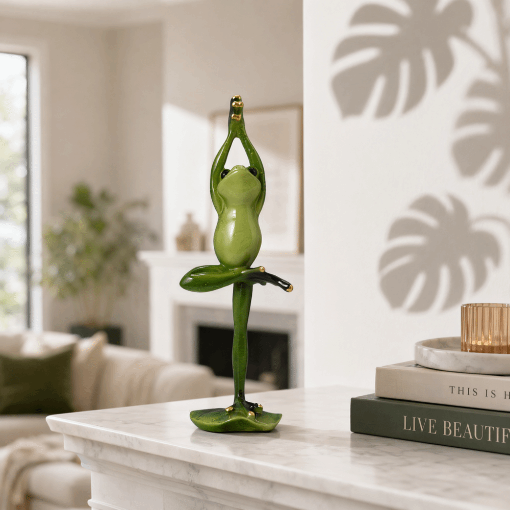 레진 요가 포즈 양서류 레진 피규어 4가지 선택 가능한 - Interior Design Whimsical 리뷰 및 가격