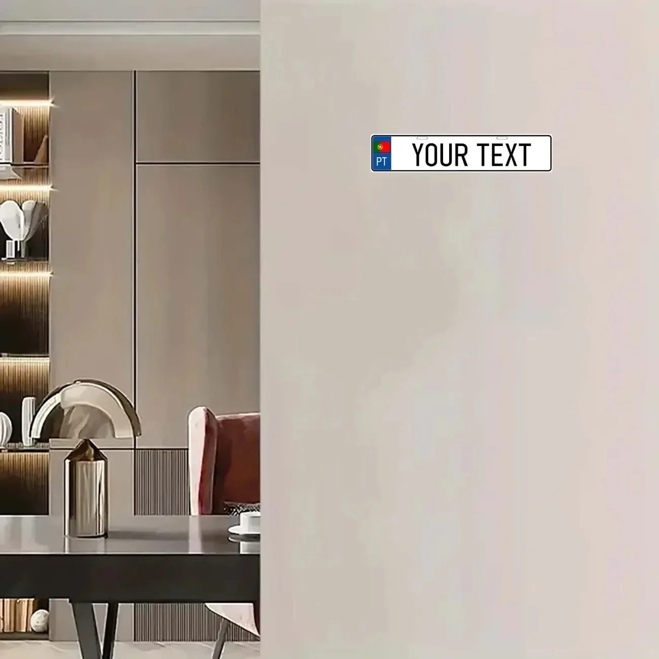 1pc 개인화 된 복고풍 포르투갈 스타일 알루미늄 번호 - Interior Design Styles 리뷰 및 가격