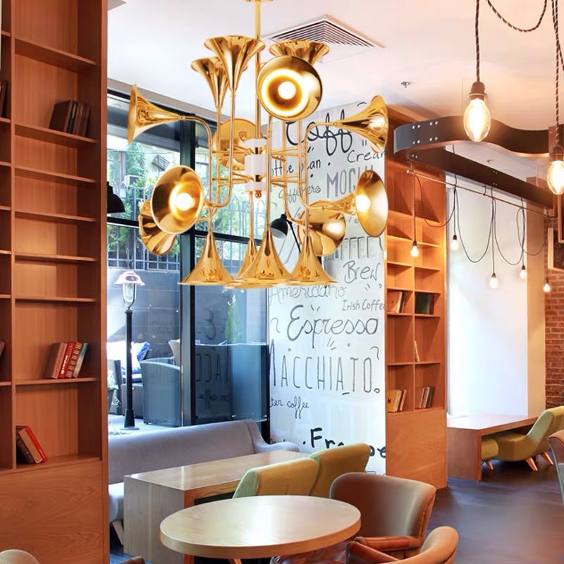 주방 레스토랑 보드 용 북유럽 트럼펫 펜던트 램프 거실 - Interior Design Living Room And Kitchen 리뷰 및 가격
