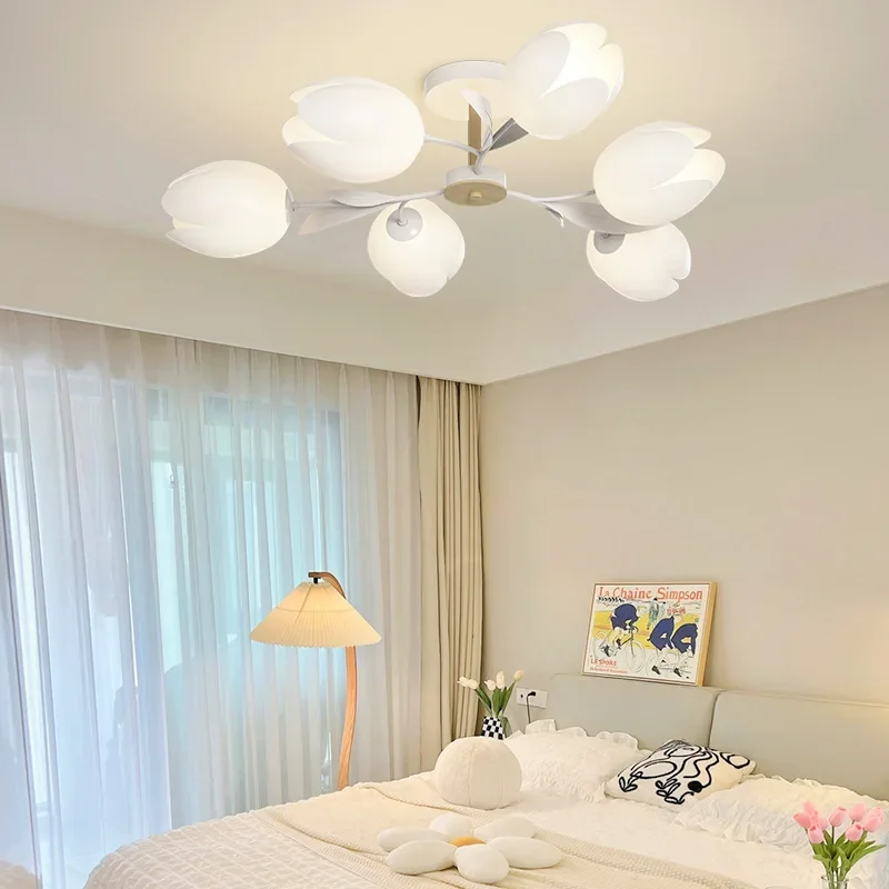 꽃 디자인 샹들리에 현대 침실 LED 천장 조명 거실  - Interior Design Living Room And Kitchen 리뷰 및 가격